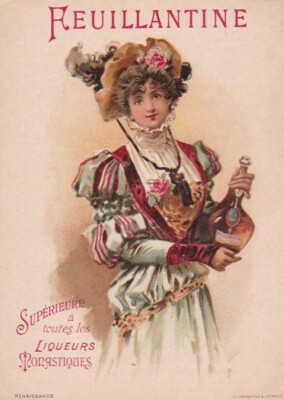 CPA 28 BONNEVAL Pub CAFE DU COMMERCE LEMAIRE FEUILLANTINE Frau Kleid RENAISSANC