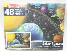 Melissa  Doug Solar System Floor Puzzle 48 pieces 3 X 2 Feet Factory Sealed Box