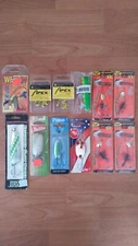 Eppinger Red Eye Wiggler Blue Fox Joe's Flies Spinners Spoons Fishing Lures Lot