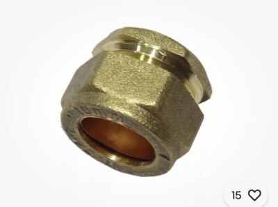 22 mm Druckstopp Ende Messing - Kupfer Rohr Fittinge Wasser Gas LPG Öl