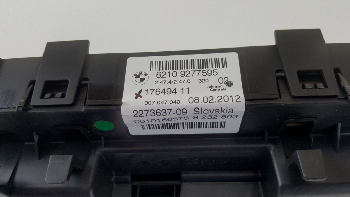 DL1527 BMW Instrument Tachometer LHD 62109277595/17649411 | eBay 