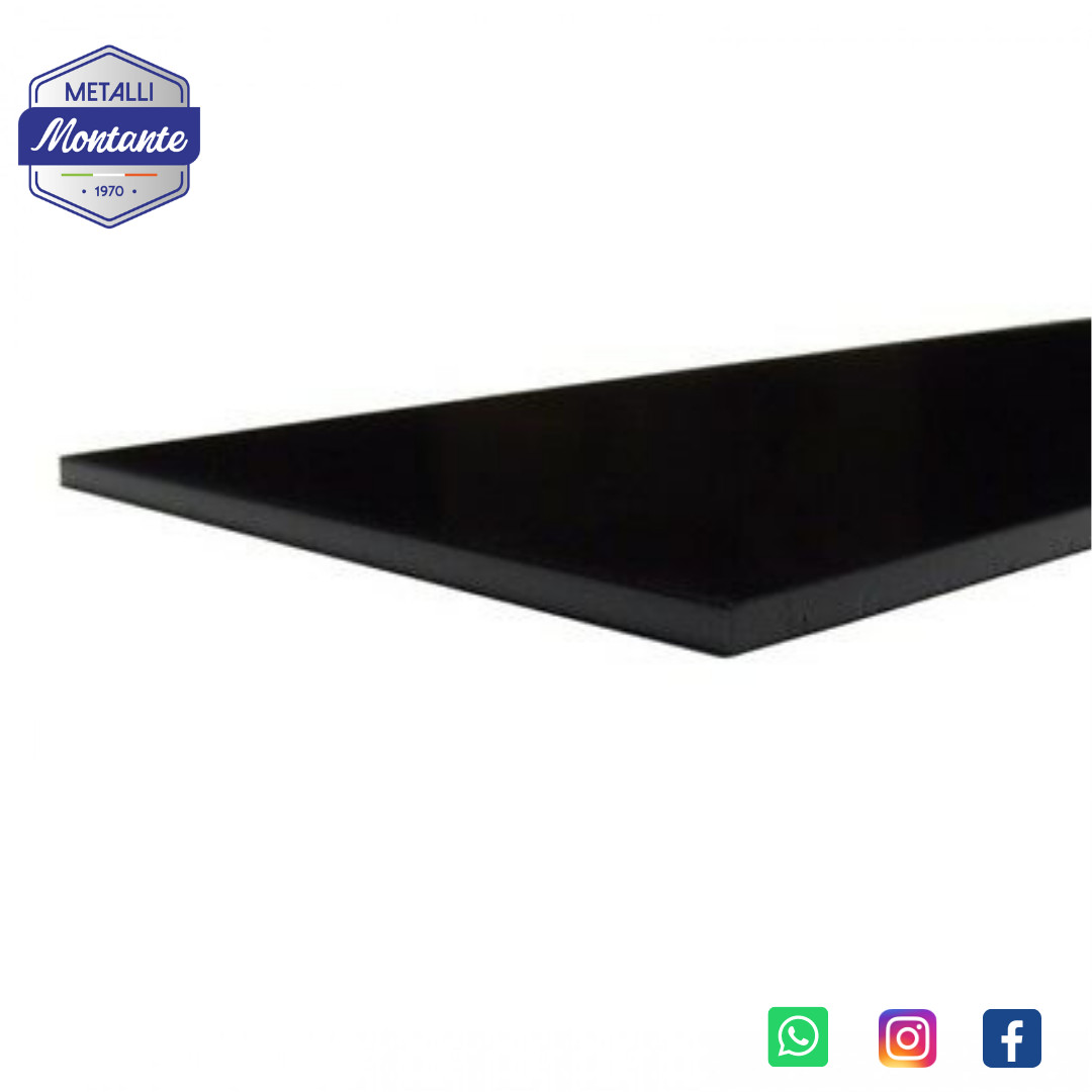 Taglio Piastra Di Pom - C Nero U.bianco Spessore 8 MM Pom Acetal - Foto 13