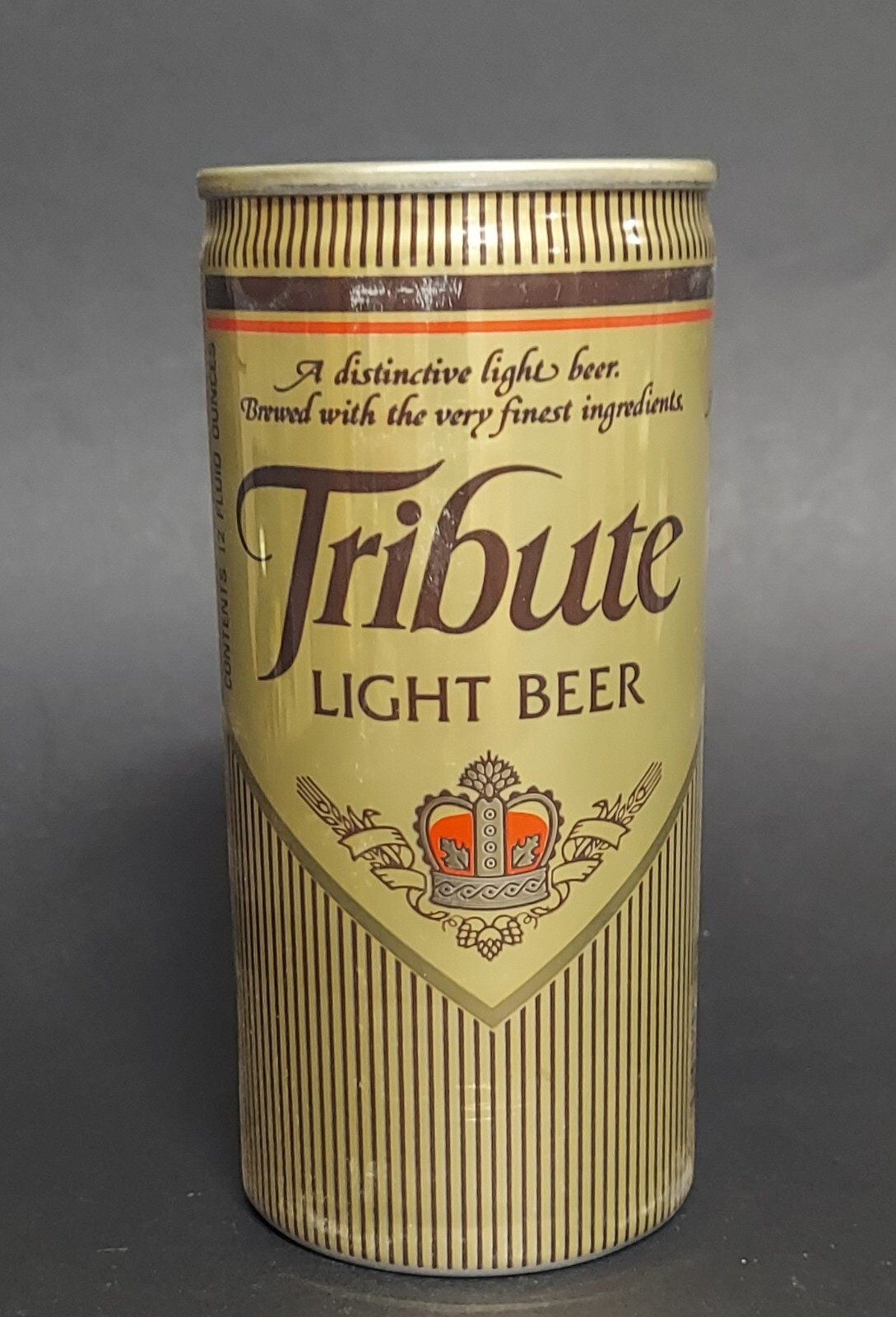 Vintage TRIBUTE LIGHT BEER 12 oz Beer Can Short Lived Brand by SCHLITZ eBay