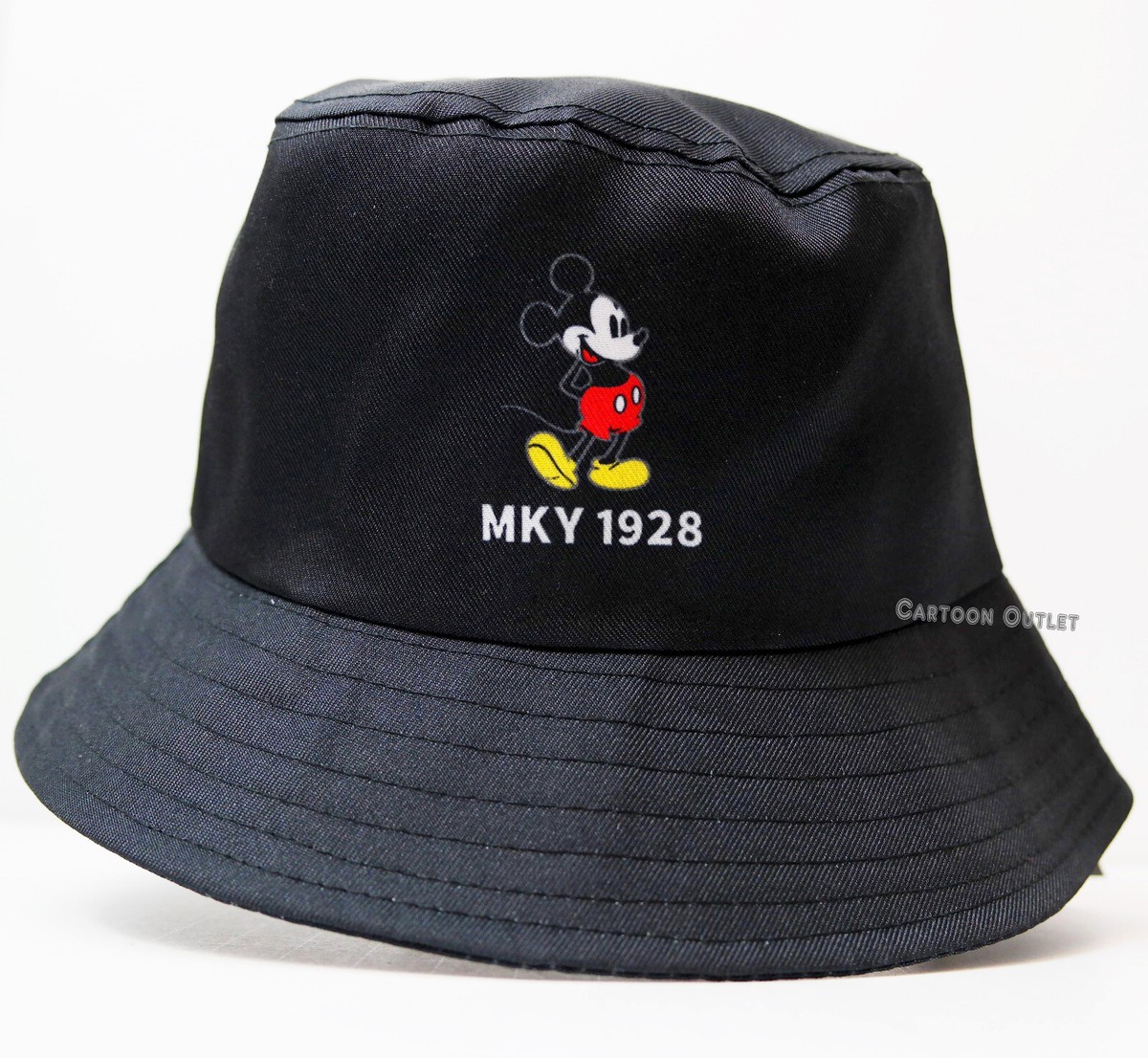 Disney Mickey Mouse Logo Bucket Hat Kids Sun Protection Pool 