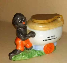 C. 1950's Ceramic "My Old Country Seat" Figural Novelty Ashtray