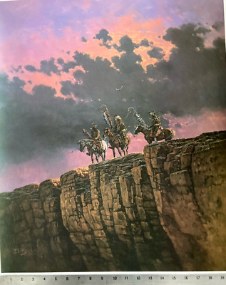 Art Print on Canvas ''Scouting Party'' Image Size 20'' by 24''