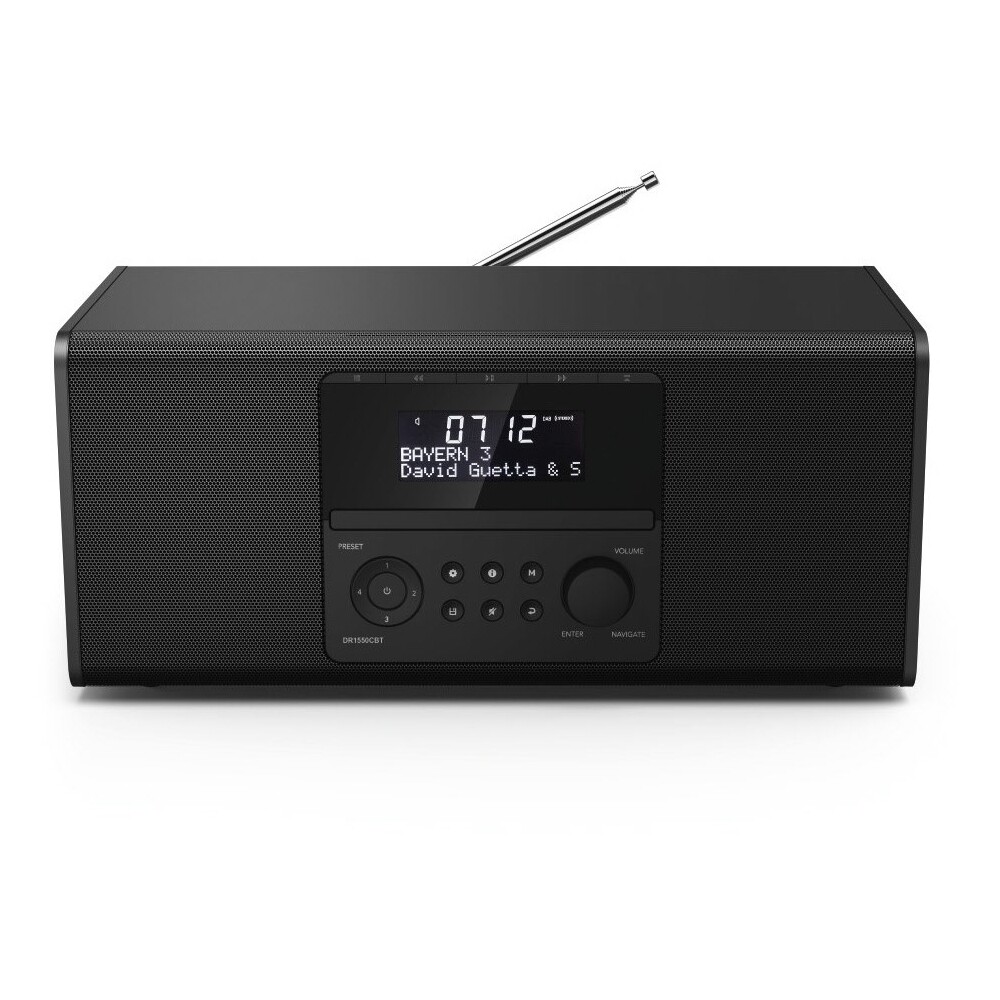 Hama 00054874 Hama Dr1550cbt Heimradio Bluetooth Schwarz