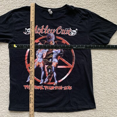 Motley Crue The Final Tour 1981-2015 Shirt Dr. Feelgood Nurses