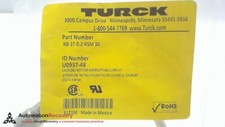 TURCK KB 3T-0.2-RSM 30, HYBRID CABLE ASSEMBLY, U0937-48, NEW #295655