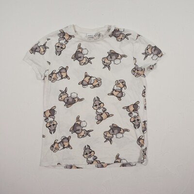 Disney Primark Damen T-Shirt Gr. 36 mehrfarbi Oberteil Kurzarm Shirttop Rundhals