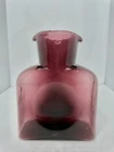 Vintage Mcm Blenko Glass 384 50’s Amethyst Double Spout Water Jug Carafe Pitcher