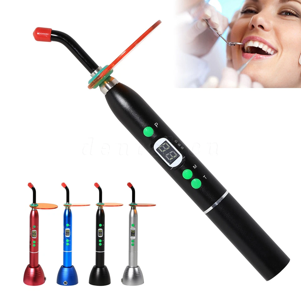 Lámpara de Curado LED Dental Lámpara de Curado Inalámbrica 5W 4 Colores Foto 3 de 4