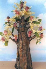 Cloth Folk Art Mixed Media Pattern "Fairy Tree" By Susan Barmore