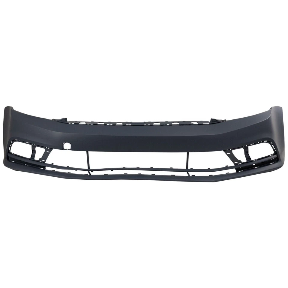 Front Bumper Cover Primed For 2015-2018 Volkswagen Jetta VW1000220 - Image 2 of 4