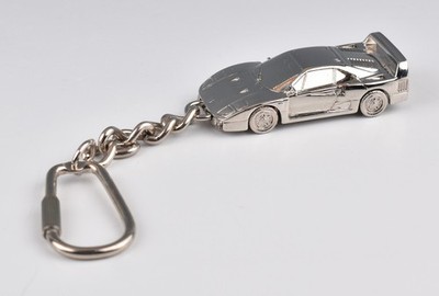 Bburago Ferrari F40 Keychain 1 87 Car #4532 Vintage Made In Italy