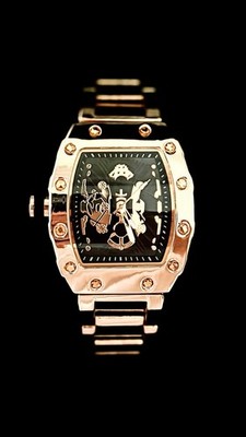 Men's Gold Hips Star 5 Gemz Watch (silver was recently sold individually.)