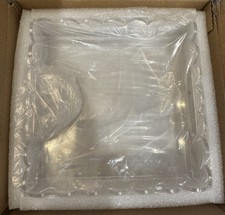 New Clear Acrylic Scalloped Tray 7 x 7