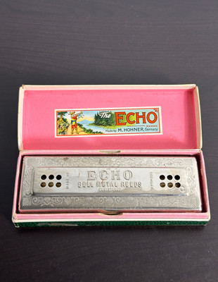 M.Hohner 55/80 M2 C/G Mundharmonika ''The Echo Harp'' | Mit OVP | Vintage
