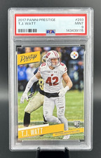 2017 Panini Prestige #293 TJ WATT Rookie RC Steelers PSA 9 MINT Pop 2