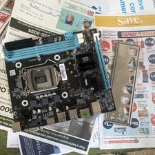 Foxconn MicroATX Motherboard LGA 1155 DDR3 PCIe HDMI VGA USB Ethernet Audio