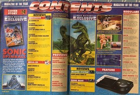 Mean Machines Sega Magazine megadrive #10 AUG 1992 Sonic Jurassic Park Virtual R