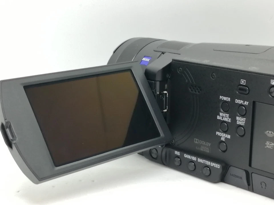 Sony FDR AX100 Video Camcorder Handycam 4K HD 20MP Dual Memory Slots From Japan - Image 4 of 4