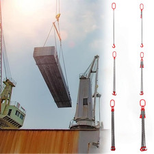 Kettengehänge Anschlagkette Krankette 1-4 Strang 8mm Kette 1M 2M Tragkraft 2-5T