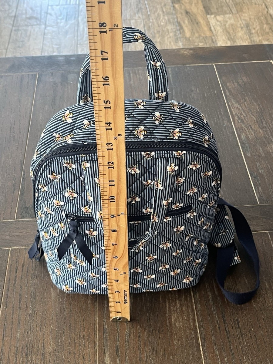 Vera Bradley Small Backpack/Mini Totepack Bees Navy  display picture 1