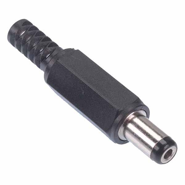 2.5mm x 5.5mm DC Power Plug Strain Relief Connector