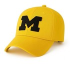 Michigan Wolverines Hat Mvp Yellow Ncaa Football Team Logo New Cap