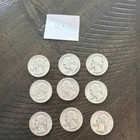 Set 9 Silver Quarters 90% Silver  1948-1945 lot  #112
