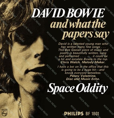 David Bowie-Space Oddity  Promo Poster 1969