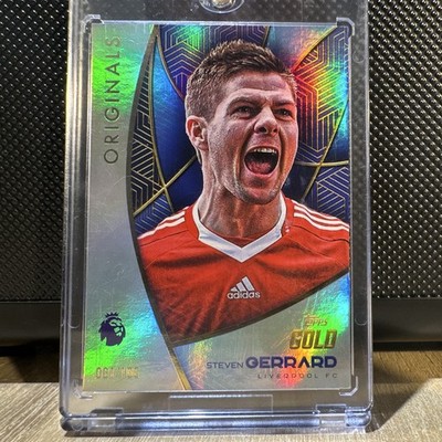 Topps Gold Premier League Steven Gerrard Liverpool FC Originals Insert 081/199