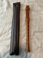 Schreiber Sonata Vintage Wood Flute German Craftsmanship With Case