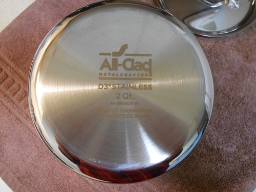 All-Clad Metalcrafters USA 2 Qt. Saucepan & Lid D3 Stainless    NEW WITHOUT BOX - Bild 6 von 6