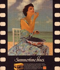 Kodak Kodacolor VR 200 Film Vintage Magazine Ad 1980s Summertime Blues