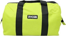 NEW RYOBI LARGE CONTRACTORS WIDE MOUTH CANVAS TOOL BAG 18X14X12 