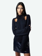 Zadig  Voltaire Mickey Sweater Womens Medium 100 Merino Wool NWT 548 Retail