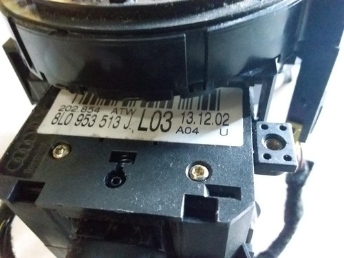 AUDI A3 CLOCKSPRING, NON ESP TYPE, 8L, 05/97-05/04, 8L0953513J