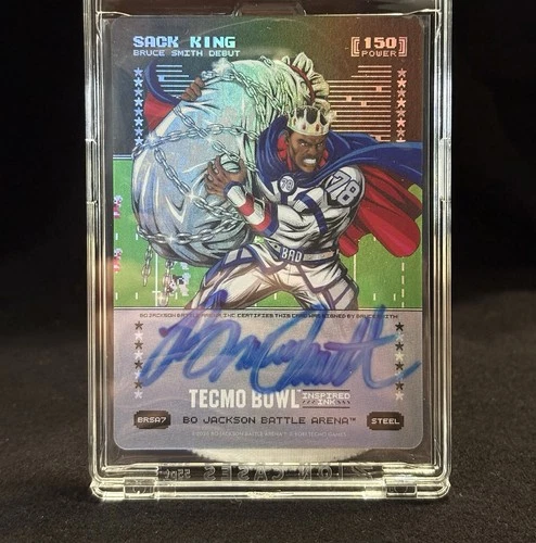 Bo Jackson Battle Arena Tecmo Bowl Sack King Bruce Smith Inspired Ink Steel Auto