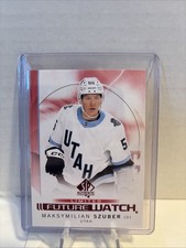 2024-25 SP AUTHENTIC MAKSYMILIAN SZUBER #195 LIMITED RED FUTURE WATCH ROOKIE