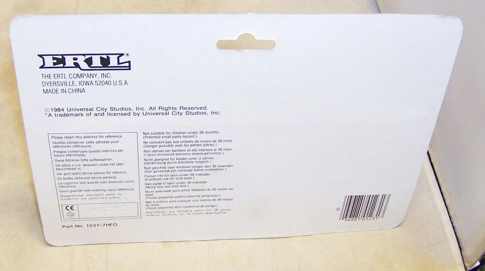 1:64 1984 ERTL AIRWOLF HELICOPTER TV SHOW HEICOPTER NIP #1231 RARE - Image 2 of 2