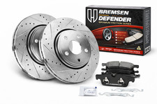 GEBOHRT BREMSSCHEIBEN + BREMSKLÖTZE VORNE FÜR DODGE DURANGO 2011 - 2020