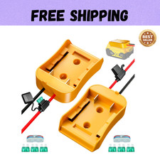 2-Pack for Dewalt 20V Battery Adapter for Power Wheels: Power Tool Drill Batt...