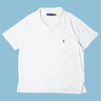 Vintage Ralph Lauren Samt Poloshirt - XL - Bild 1 von 2
