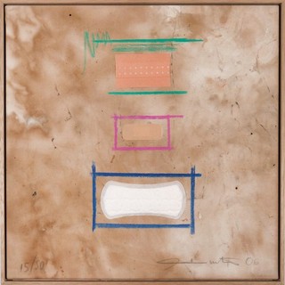 HERMANN NITSCH PAINTING BLOOD PICTURE ACTION RELIC 2006 VIENNA ACTIONISM VP: €10000