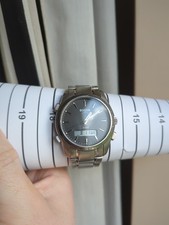 Rare Vintage Boccia Titanium Mens Ana-Digi Quartz Watch 3769 02