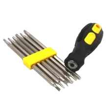 6 in 1 Security Tamper-Proof Magnetic Screwdriver Bit Set Hex Screwdriver Head