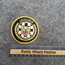 Vintage Jaguar Patch Car Auto 80s Automobile V5a