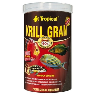 Tropical Krill Gran - 1 Liter Krillgranulat für Barsche und größere Zierfische